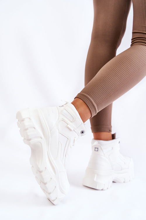 Модні черевики Memory Foam Big Star KK274369 Білі