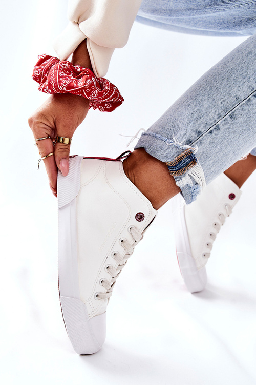 Жіночі високі кросівки Cross Jeans II2R4033C білі