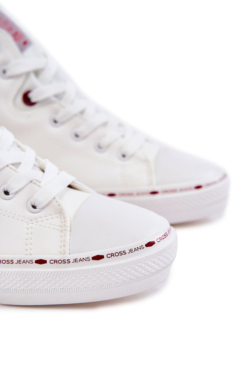 Чоловічі кросівки з високим утепленням Cross Jeans KK1R4056C Білі