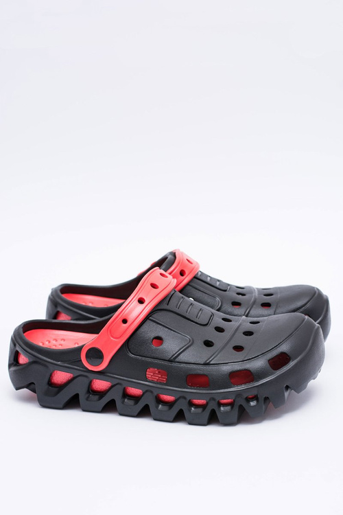 Чорні чоловічі садові легкі шльопанці Kroks Eva