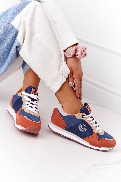 Жіночі кросівки Memory Foam Big Star HH274567 Blue-Orange