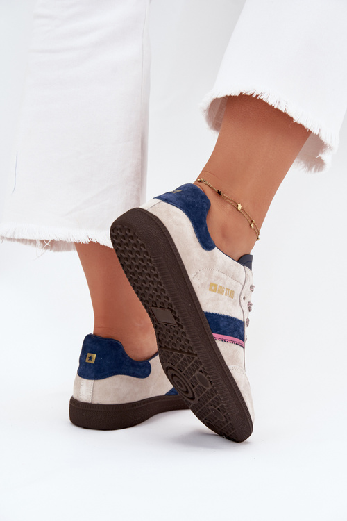 Жіночі Низькі Замшеві Кросівки Big Star SS274679 HI-POLY SYSTEM Сірі