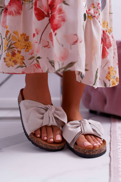 Жіночі пробкові шльопанці Cocard бежеві Randy