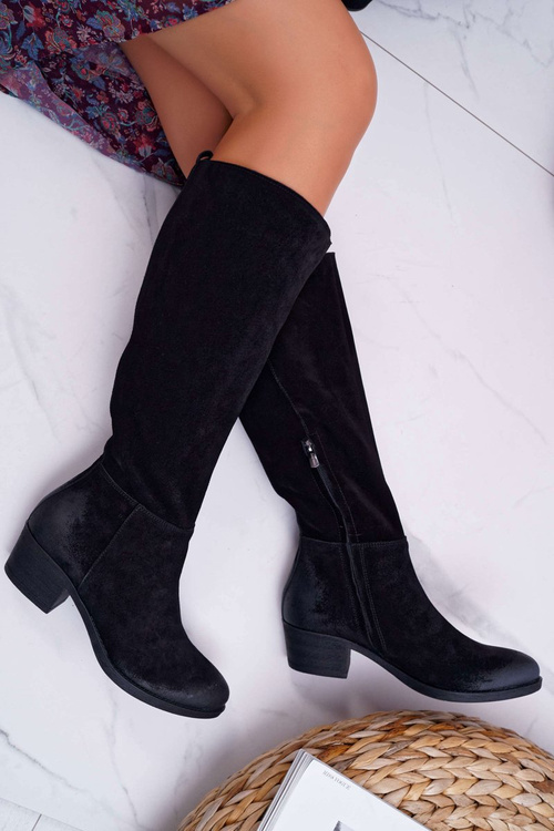 Жіночі черевики Laura Messi 2071 Leather Suede Black This Love