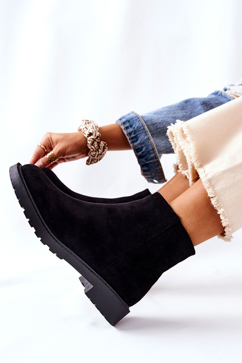 Черевики на плоскій підошві Black Laurette