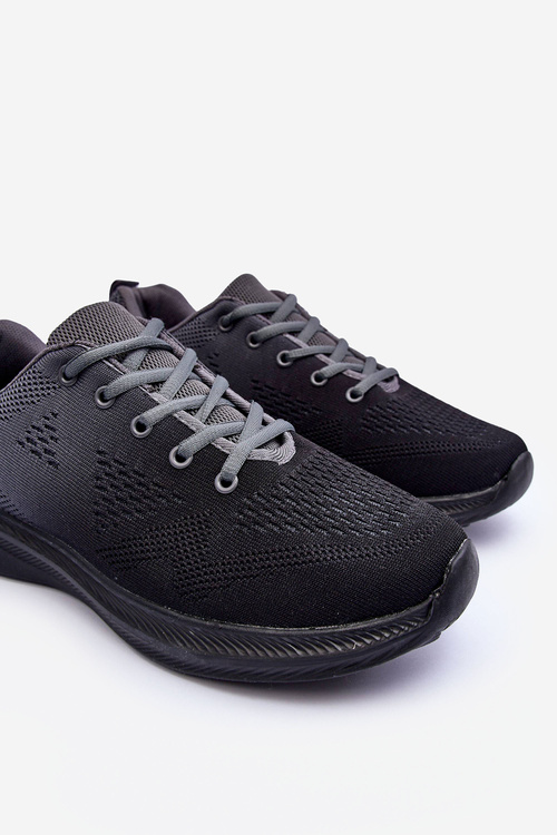 Чоловіче легке спортивне взуття Royce сіро-чорного кольору