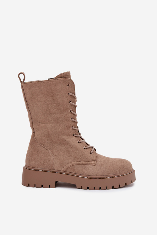 Жіночі робочі черевики з утеплювачем Khaki Marvielle