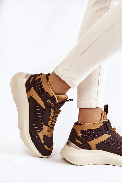 Жіноче спортивне взуття Memory Foam System Big Star KK274404 Коричневий