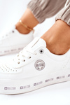 Шкіряні кросівки на платформі BIG STAR II274075 Білі