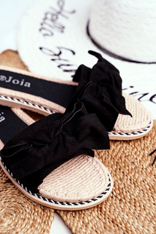 Жіночі гірки з бантом Чорне щастя