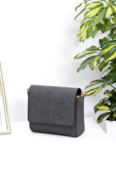 Жіноча сумочка маленька чорна літерна сумка Nobo