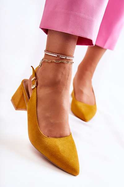 Замшеві туфлі Spitz Yellow Ashley