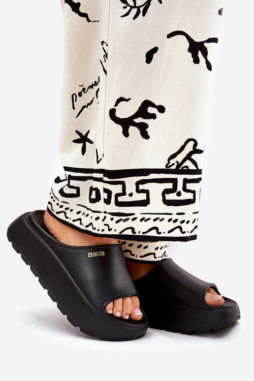 Жіночі Пляжні Сандалі На Платформі Big Star RR274A567 Чорні