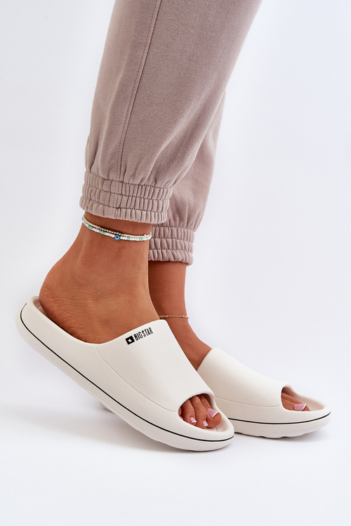 Легкі жіночі шльопанці Big Star NN274A043 білі