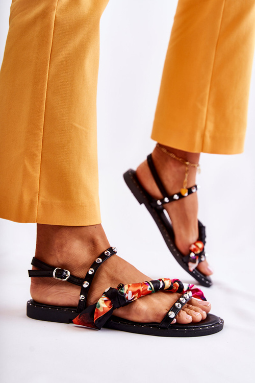 Жіночі босоніжки з орнаментом Black Mataro