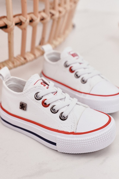 Дитячі класичні низькі кросівки BIG STAR HH374089 Білі