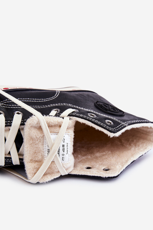 Жіночі високі утеплені кросівки Cross Jeans KK2R4042C Чорні