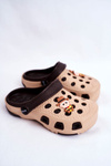 Дитяче взуття Слайдери Crocs Brown Cowboy