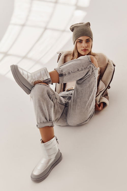 Жіночі зимові черевики Big Star II274118 Silver