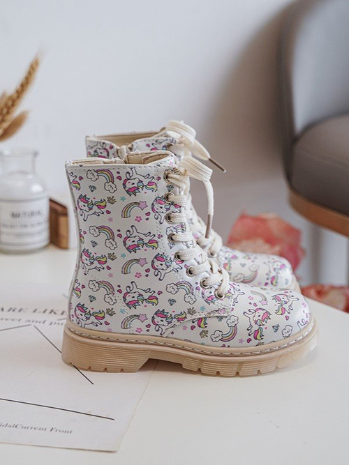 Бежеві чоботи Dolida на підкладці на блискавці