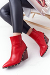Жіночі ковбойські чоботи на високому каблуці Lu Boo Red