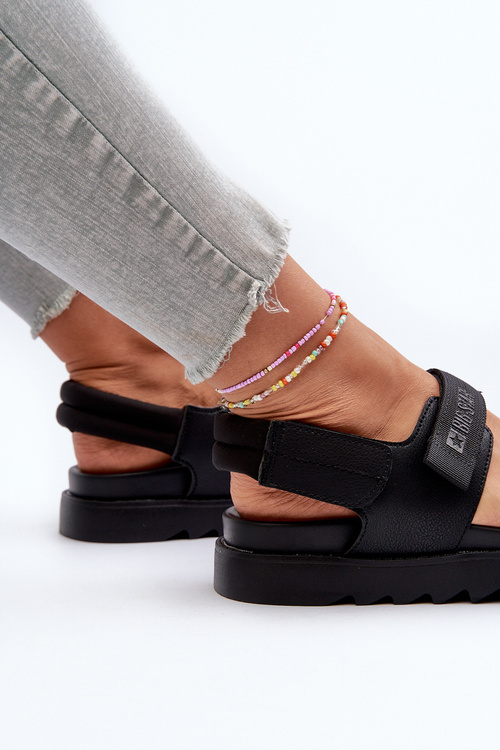 Жіночі босоніжки на платформі Big Star NN274750 Чорні