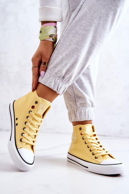 Жіночі високі кросівки Big Star JJ274207 Жовті