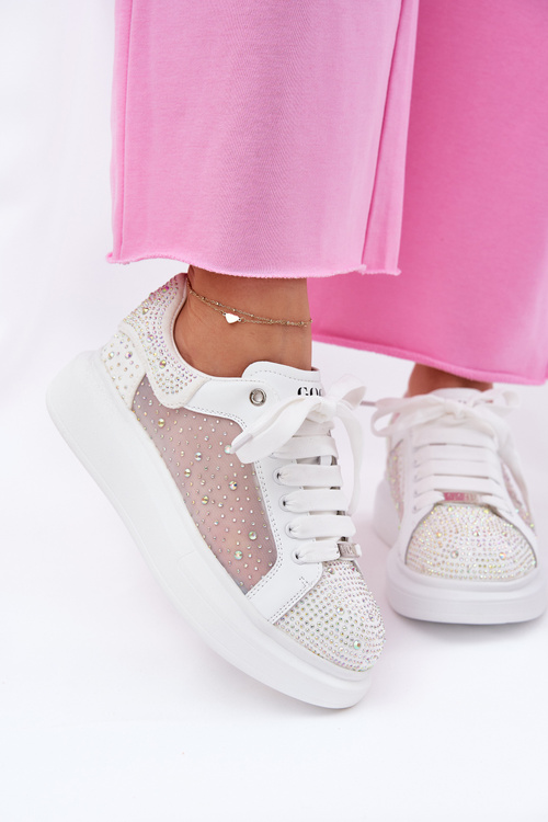 Декоровані кросівки на платформі GOE NN2N4021 чорні