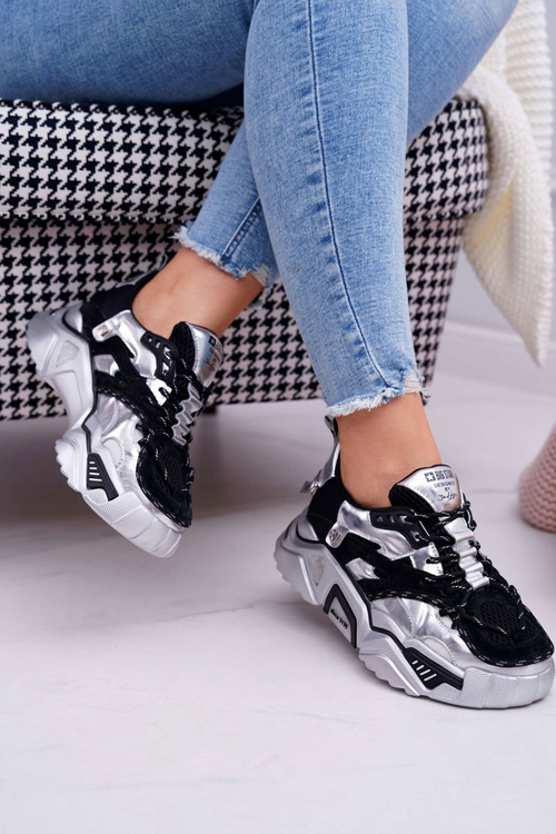 Жіноче спортивне взуття Big Star by Daniel Lopez Black Silver FF274A527