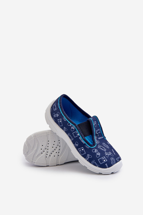 Дитячі тапочки Befado Slip-On 975X182 Navy