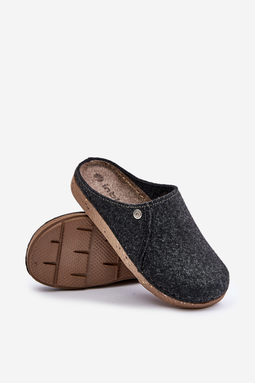 Чоловіче домашнє взуття Тапочки Inblu MT000011 Graphite