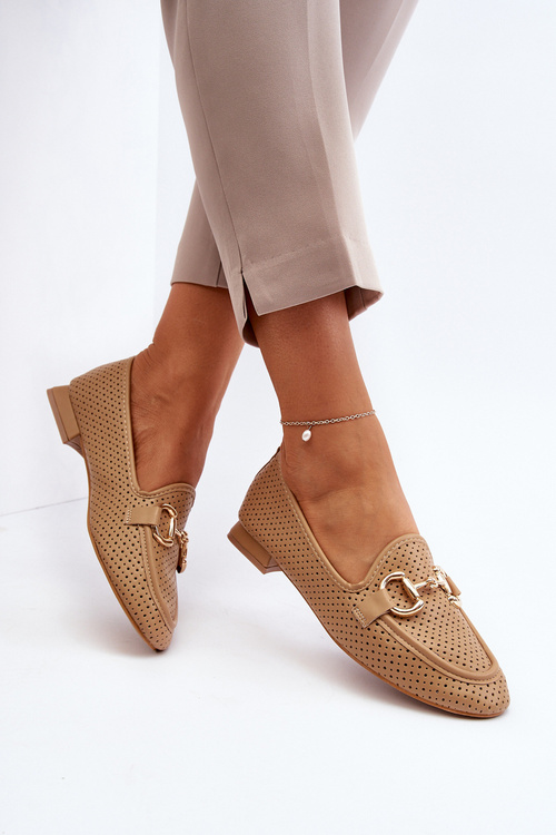 Жіночі мокасини на плоскій підошві з декором Camel Iluvana