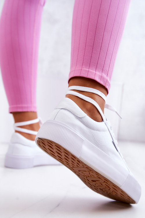 Кросівки на платформі Lee Cooper LCW-22-31-0884L білі