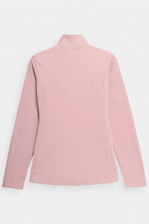 4F ФЛІС З КОМІРОМ-СТІЙКОЮ ЗВИЧАЙНИЙ ЖІНОЧИЙ РОЖЕВИЙ 4FSS23TFLEF049