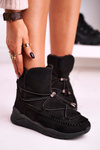 Жіночі спортивні зимові черевики з флісовою підкладкою, чорні синтетичні