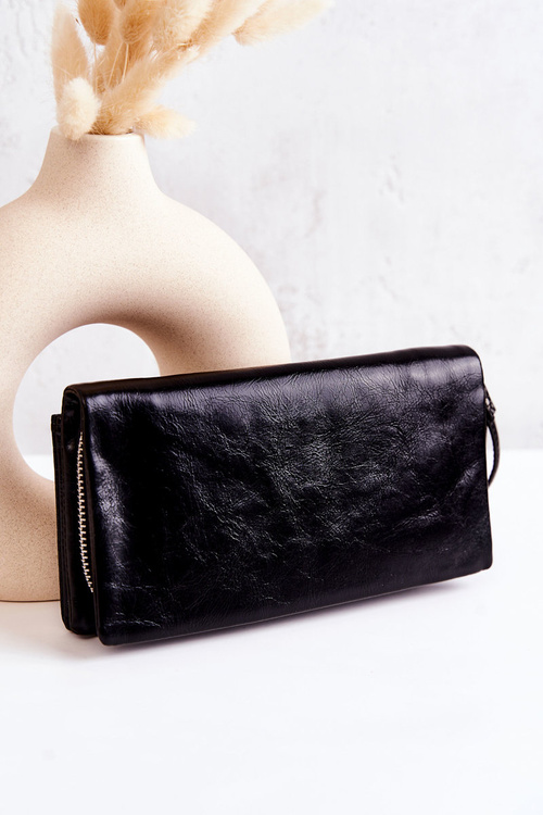 Великий шкіряний гаманець Чорний Родос