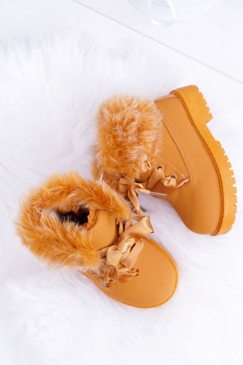 Дитячі черевики на флісовій підкладці Trappers Camel Tesoro