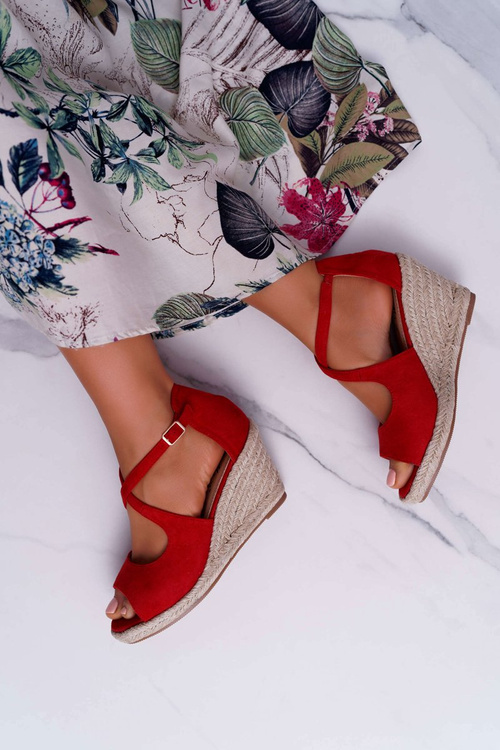 Жіночі босоніжки еспадрільї Red Margus
