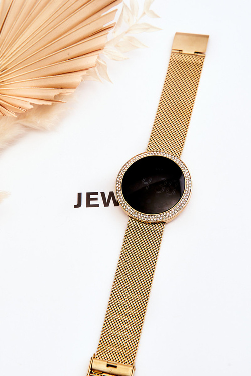 Цифровий годинник на браслеті Mesh GG Luxe Gold