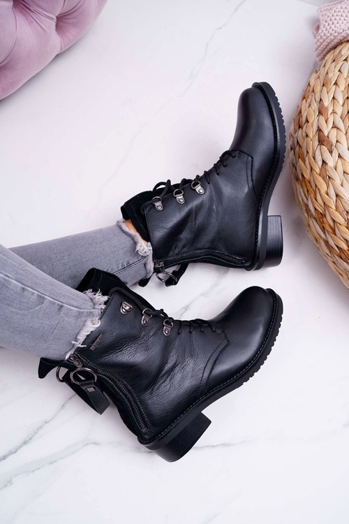 Жіночі черевики Workers Big Star Leather Black EE274506