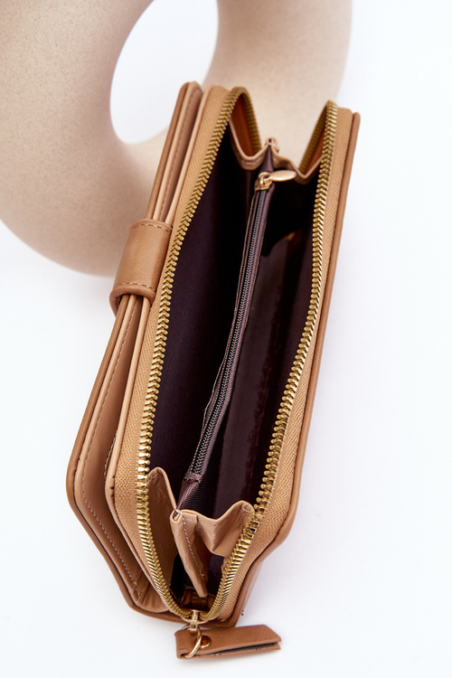 Великий бежевий жіночий гаманець Sopheia