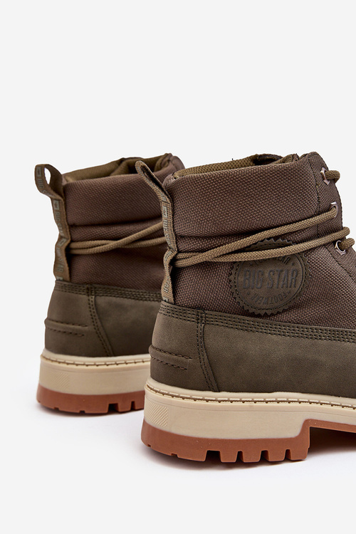 Чоловічі черевики Trapper Foam Big Star KK174205 Хакі
