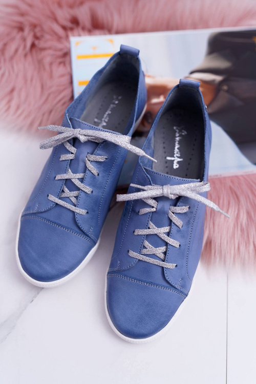 Жіноче взуття Взуття Взуття Maciejka Leather Bright Blue 4049A