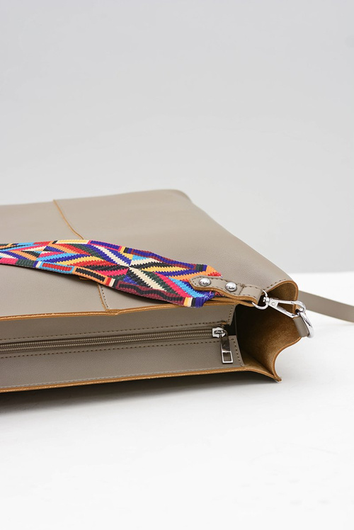 Жіноча велика сумка темно-сіра