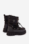 Дитячі чорні зимові черевики Adelisse