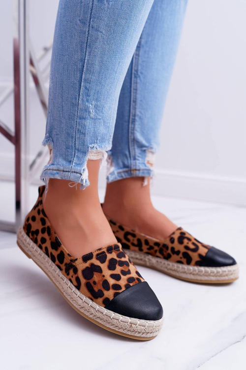 Жіночі еспадрільї Leopard Flates