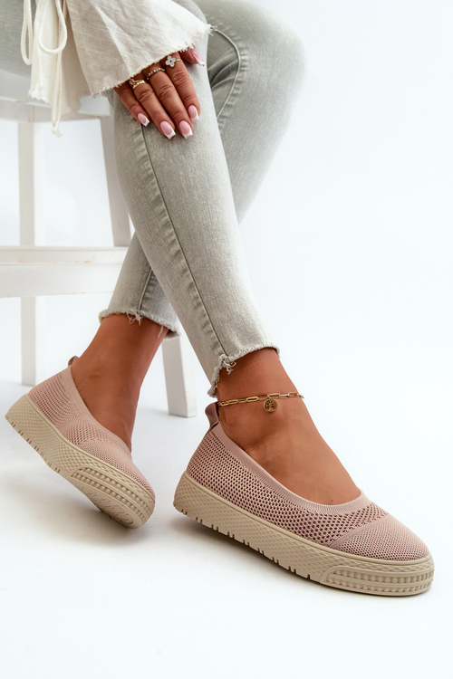 Жіночі сліпони на платформі рожеві Pimadea