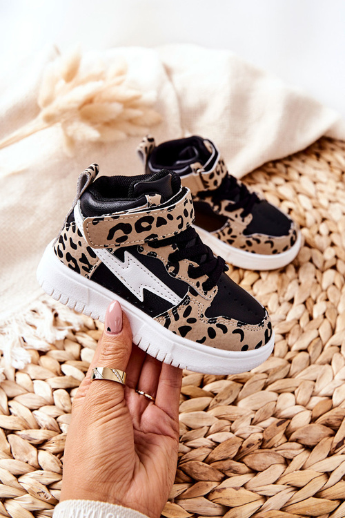 Кросівки дитячі чорно-бежеві Bartnie