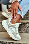 Жіноче спортивне взуття Sneakers Big Star GG274657 біло-бежевий