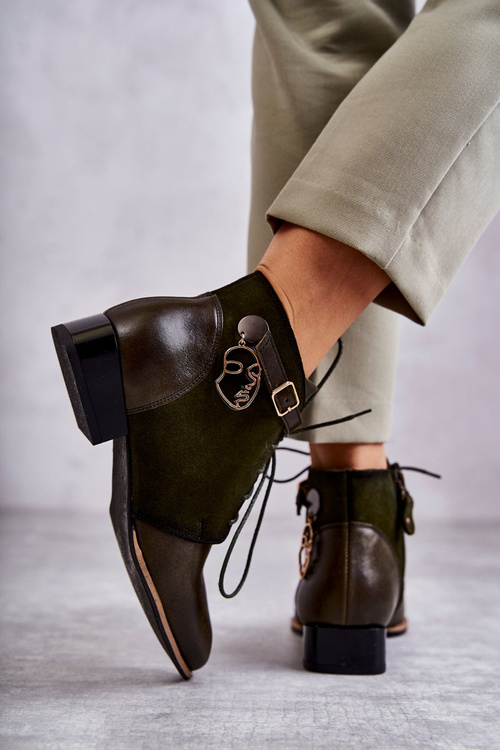 Жіночі черевики на плоскому ходу білі Kognito